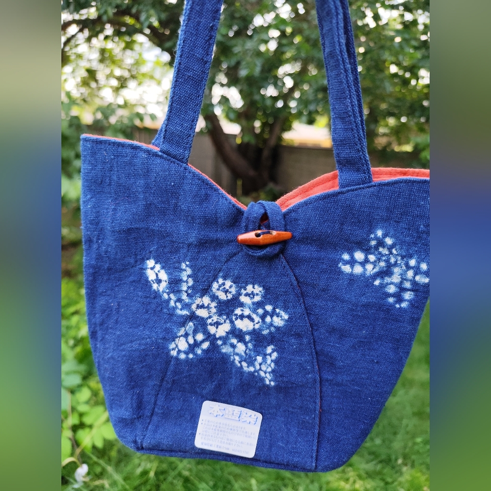 Genuine Indigo Dyed Tote Bag Japan